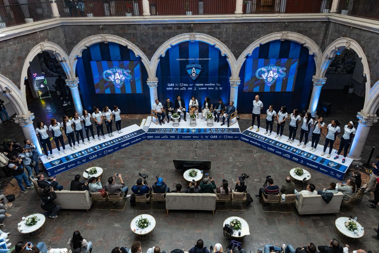 Gigantes de Aguascalientes, el primer equipo de voleibol profesional en el estado